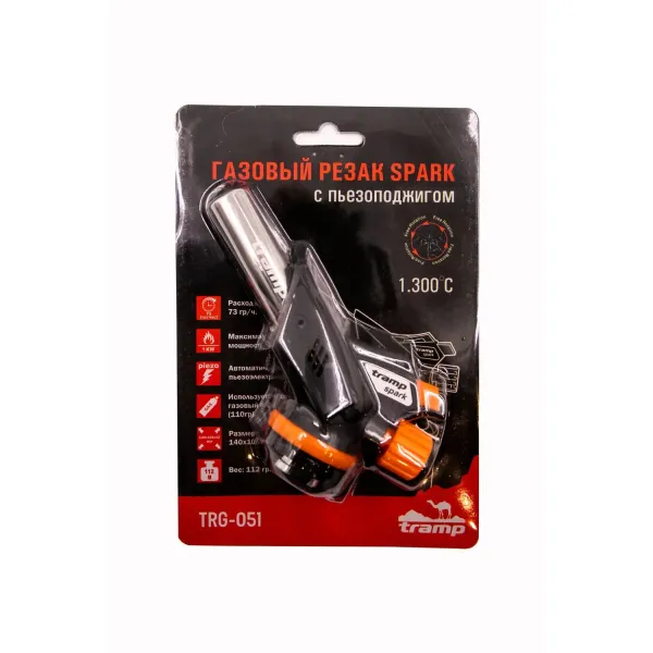 Газовий різак з п'єзопідпалом Tramp Spark UTRG-051