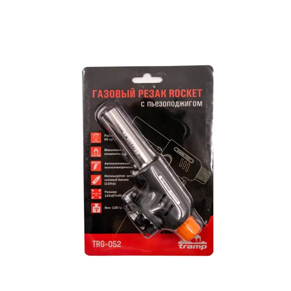 Газовий різак з п'єзопідпалом Tramp Rocket UTRG-052