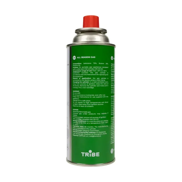 Картридж газовий Tribe цанговий 220 г T-HF-0006