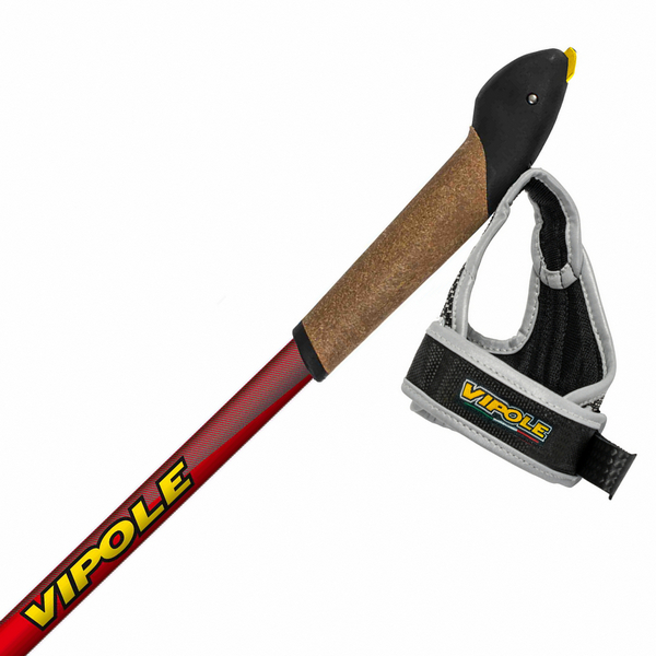 Палиці для скандинавської ходьби Vipole Vario Top-Click Red DLX S1857