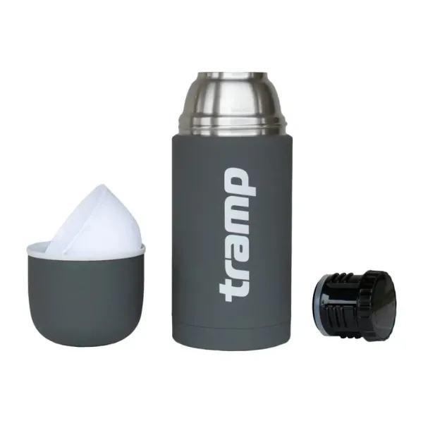 Термос TRAMP Soft Touch 0,75л Сірий