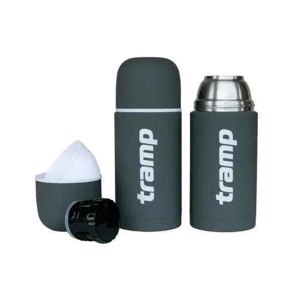 Термос TRAMP Soft Touch 0,75л Сірий