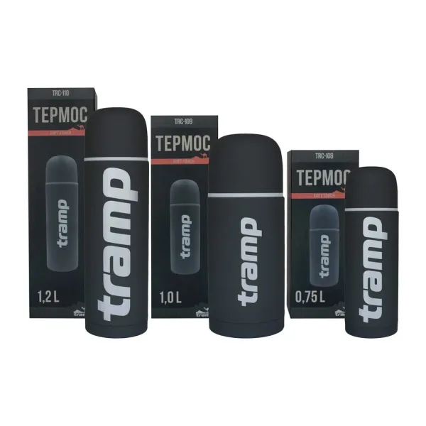 Термос TRAMP Soft Touch 0,75л Жовтий