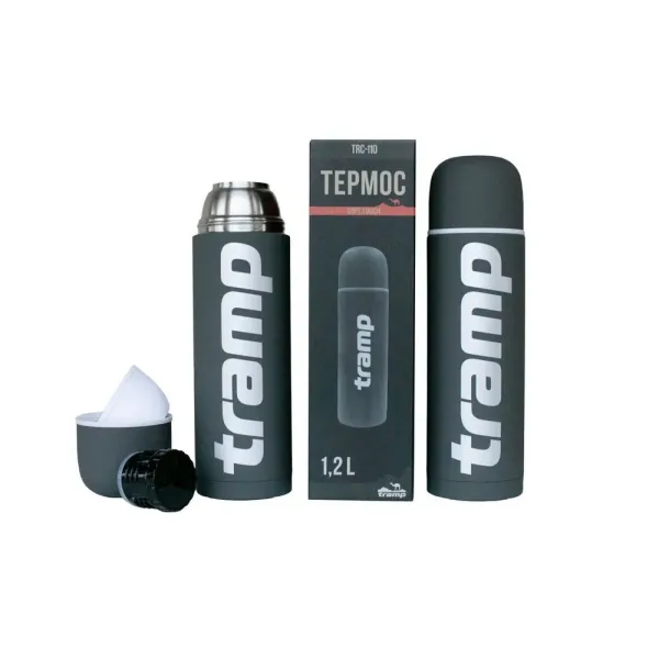 Термос TRAMP Soft Touch 0,75л Жовтий