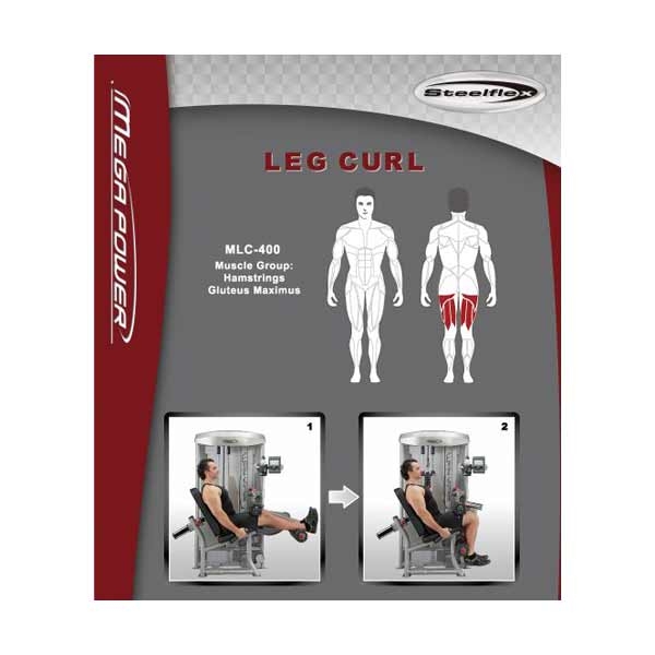 Згинання ніг сидячи Steelflex Mega Power MLC-400
