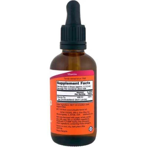 Рідкий вітамін D3 (Vitamin Liquid D3) 400 МЕ 60 мл