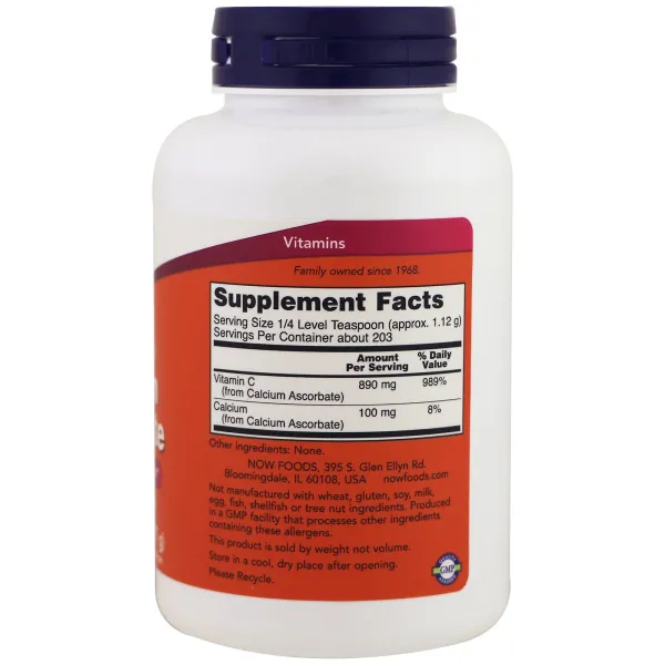 Аскорбат кальцію (Calcium Ascorbate) 890 мг 227 г