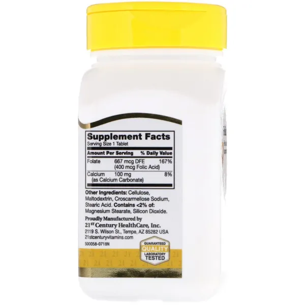 Фолієва кислота (Folic Acid) 400 мкг 250 таблеток