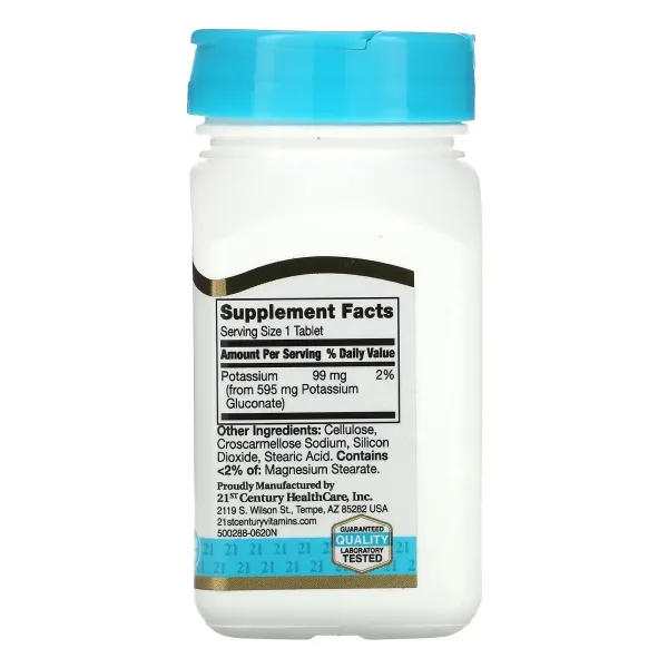 Глюконат калію (Potassium Gluconate) 595 мг 110 таблеток
