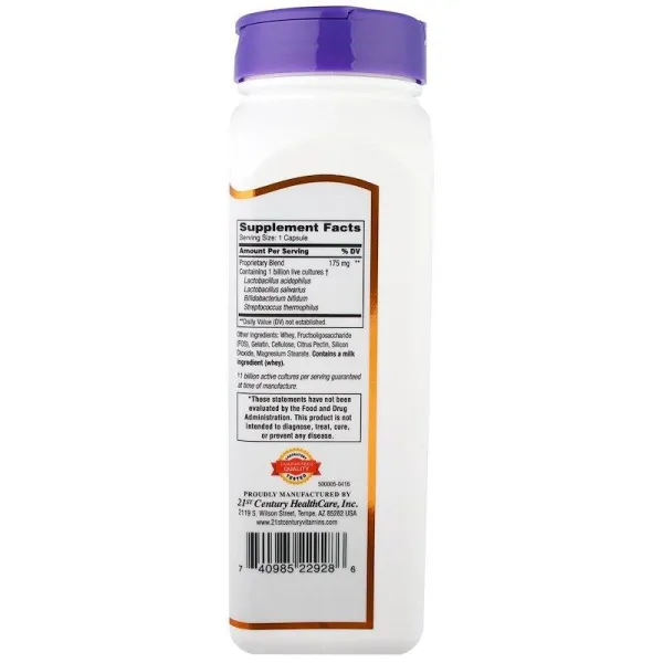 Пробіотики (Acidophilus Probiotic Blend) 100 капсул