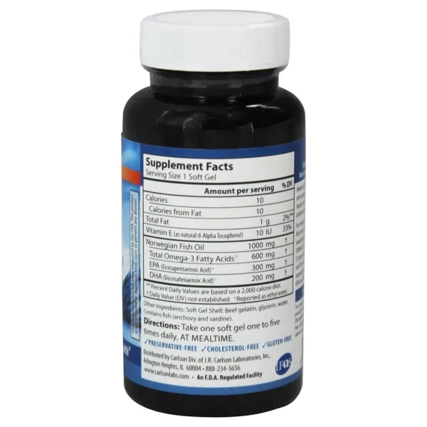 Супер Омега-3 концентрат (Omega-3, Fish oil concentrate) 1000 мг 50 капсул