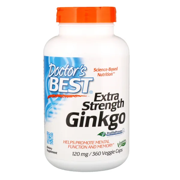 Екстракт Гінкго Білоба екстра сила (Extra Strength Ginkgo) 120 мг 120 капсул