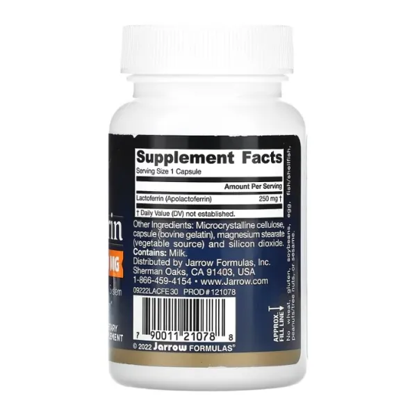 Лактоферрин (Lactoferrin) 250 мг 30 капсул