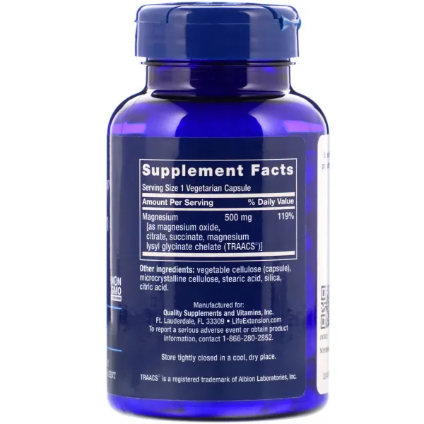 Магний (Magnesium) 500 мг 100 капсул