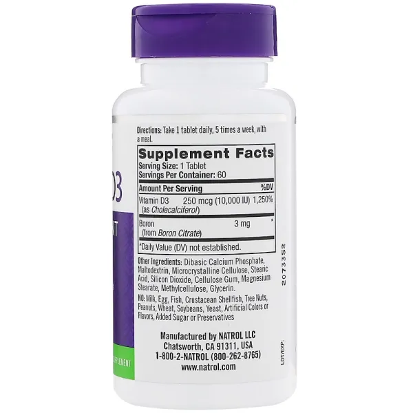 Вітамін D3 (Vitamin D3) 10000 МО 60 таблеток