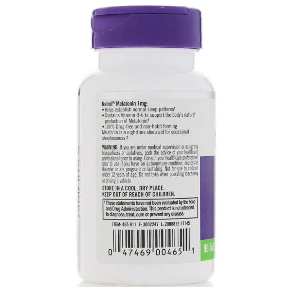 Мелатонін (Melatonin) 1 мг 90 таблеток