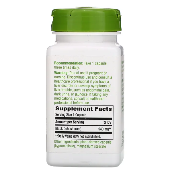 Клопогон Циміцифуга (Black Cohosh Root) 540 мг 180 капсул