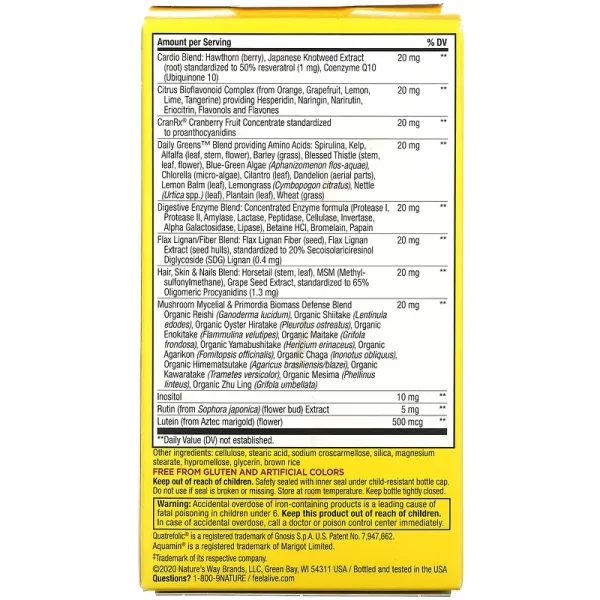 Мультивітаміни для жінок (Alive! Women's multi-vitamin) 60 таблеток