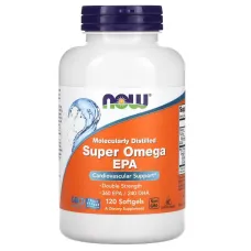 Супер Омега двойная сила (Super Omega EPA), NOW Foods, 360 EPA/240 DHA 120 капсул
