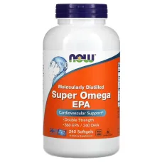 Супер Омега двойная сила (Super Omega EPA), NOW Foods, 360 EPA/240 DHA 240 капсул