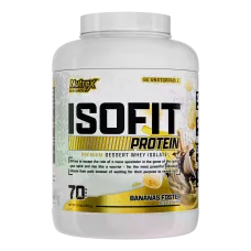 Сывороточный протеин изолят Nutrex Isofit 2310 г Bananas Foster