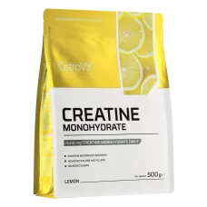 Креатин моногидрат, Creatine Monohydrate, OstroVit, 2600 мг, 500 г лимон