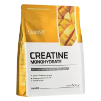 Креатин моногідрат, Creatine Monohydrate, OstroVit, 2600 мг, 500 г манго