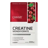 Креатин моногідрат, Creatine Monohydrate, OstroVit, 1 кг вишня