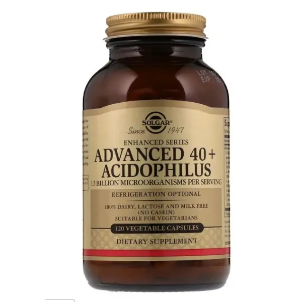 Пробіотики (Advanced 40+ Acidophilus) 1,5 млрд КУО 60 капсул