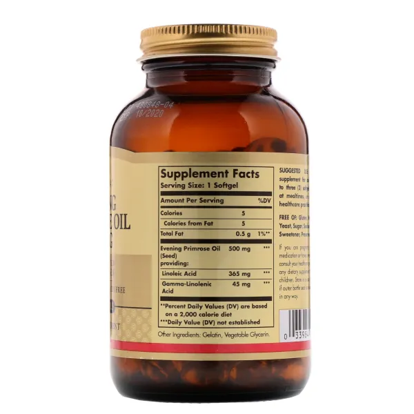 Олія вечірньої примули (Evening Primrose oil) 500 мг 180 капсул