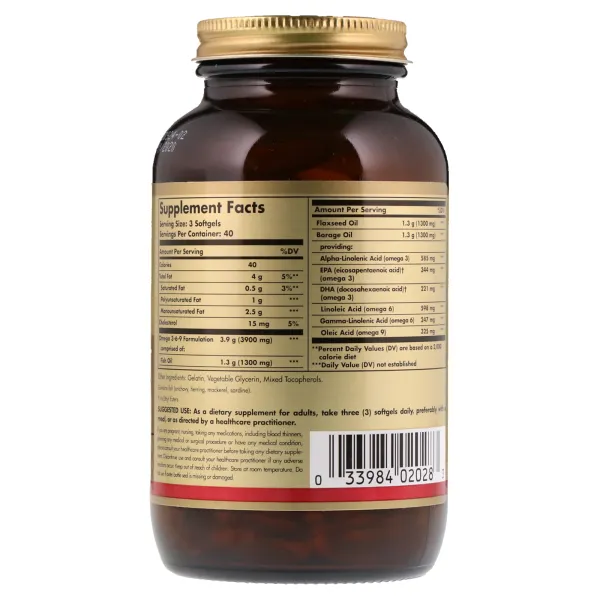 Риб'ячий жир з Омега 3-6-9 (EFA Omega 3-6-9) 120 капсул