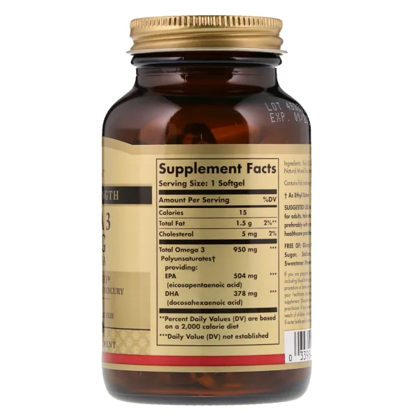 Омега-3 потрійної сили (Omega 3 Triple Strength) 950 мг 100 капсул