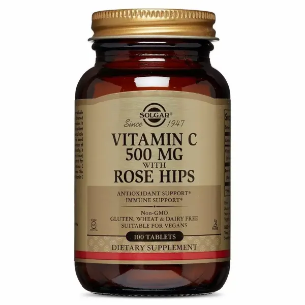 Вітамін С з біофлавоноїдами (Vitamin C with rose hips) 500 мг 250 таблеток
