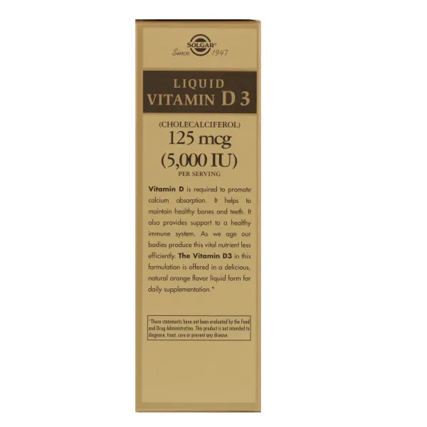 Рідкий вітамін D3 (Liquid Vitamin D3) 5000 МО 59 мл
