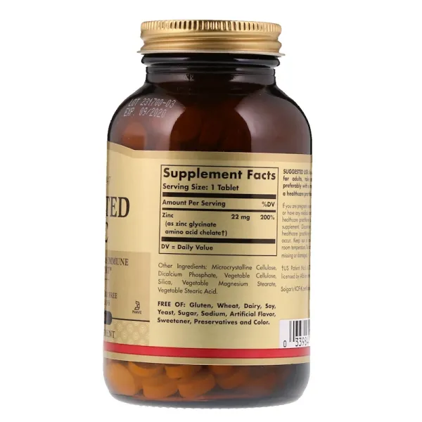 Хелат цинку (Chelated Zinc) 22 мг 250 таблеток