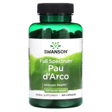 Пау Дарко (Pau D'Arco) Swanson, 500 мг 100 капсул