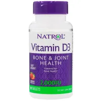 Вітамін D3 (Vitamin D3) 2000 МО 90 таблеток зі смаком полуниці