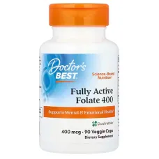 Фолат с кватрофоликом (Folate fully active with Quatrefolic) 400 мкг 90 капсул
