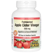 Уксус яблочный (Apple Cider Vinegar) 500 мг 180 капсул