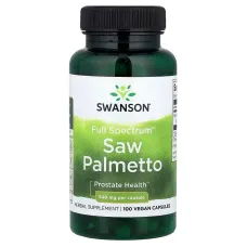 Со Пальметто (Saw Palmetto) Swanson 540 мг 100 капсул