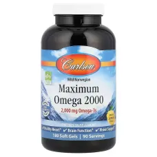 Максимальная Омега (Maximum Omega) 2000 мг 180 капсул