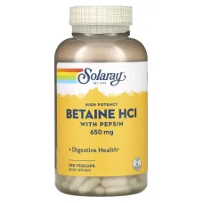 Бетаин HCl + пепсин (HCL with Pepsin) 650 мг 250 капсул