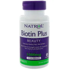 Биотин Плюс с Лютеином (Biotin Plus with Lutein) 5000 мкг/10 мг 60 таблеток