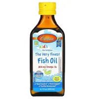 Риб'ячий жир рідкий для дітей (Fish oil) 200 мл зі смаком лимона