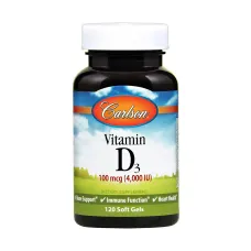 Вітамін D (Vitamin D) 4000 МО 120 капсул