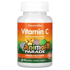 Витамин С без сахара (Children's chewable vitamin C) 90 жевательных таблеток со вкусом апельсина