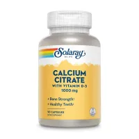 Цитрат кальция с витамином D3 (Calcium Citrate) 1000 мг 90 капсул