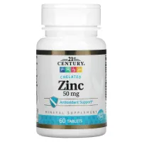 Хелат цинку (Zinc Chelated) 50 мг 60 таблеток