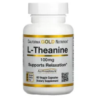 L-теанин (L-Theanine Supports Relaxation) 100 мг 60 капсул