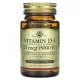 Витамин D3 (Vitamin D3), Solgar, 5000 МЕ 60 капсул